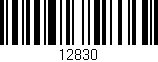 Código de barras (EAN, GTIN, SKU, ISBN): '12830'