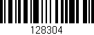 Código de barras (EAN, GTIN, SKU, ISBN): '128304'
