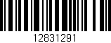 Código de barras (EAN, GTIN, SKU, ISBN): '12831291'