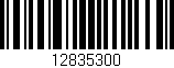 Código de barras (EAN, GTIN, SKU, ISBN): '12835300'