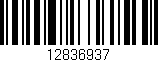 Código de barras (EAN, GTIN, SKU, ISBN): '12836937'
