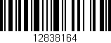 Código de barras (EAN, GTIN, SKU, ISBN): '12838164'
