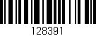 Código de barras (EAN, GTIN, SKU, ISBN): '128391'