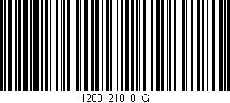 Código de barras (EAN, GTIN, SKU, ISBN): '1283_210_0_G'