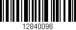 Código de barras (EAN, GTIN, SKU, ISBN): '12840096'