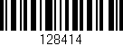 Código de barras (EAN, GTIN, SKU, ISBN): '128414'