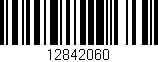 Código de barras (EAN, GTIN, SKU, ISBN): '12842060'
