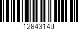 Código de barras (EAN, GTIN, SKU, ISBN): '12843140'