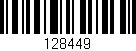 Código de barras (EAN, GTIN, SKU, ISBN): '128449'