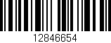 Código de barras (EAN, GTIN, SKU, ISBN): '12846654'