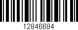 Código de barras (EAN, GTIN, SKU, ISBN): '12846684'