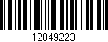 Código de barras (EAN, GTIN, SKU, ISBN): '12849223'
