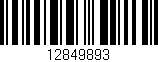 Código de barras (EAN, GTIN, SKU, ISBN): '12849893'