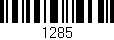 Código de barras (EAN, GTIN, SKU, ISBN): '1285'