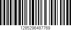 Código de barras (EAN, GTIN, SKU, ISBN): '1285296487769'
