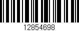 Código de barras (EAN, GTIN, SKU, ISBN): '12854698'