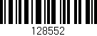 Código de barras (EAN, GTIN, SKU, ISBN): '128552'