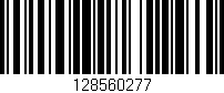 Código de barras (EAN, GTIN, SKU, ISBN): '128560277'