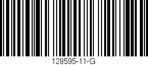 Código de barras (EAN, GTIN, SKU, ISBN): '128595-11-G'
