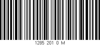 Código de barras (EAN, GTIN, SKU, ISBN): '1285_201_0_M'