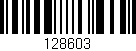 Código de barras (EAN, GTIN, SKU, ISBN): '128603'