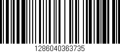 Código de barras (EAN, GTIN, SKU, ISBN): '1286040363735'