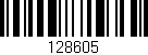 Código de barras (EAN, GTIN, SKU, ISBN): '128605'