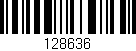 Código de barras (EAN, GTIN, SKU, ISBN): '128636'