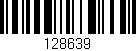 Código de barras (EAN, GTIN, SKU, ISBN): '128639'