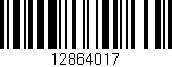 Código de barras (EAN, GTIN, SKU, ISBN): '12864017'