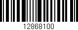 Código de barras (EAN, GTIN, SKU, ISBN): '12868100'