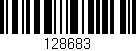 Código de barras (EAN, GTIN, SKU, ISBN): '128683'
