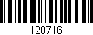Código de barras (EAN, GTIN, SKU, ISBN): '128716'