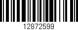 Código de barras (EAN, GTIN, SKU, ISBN): '12872599'