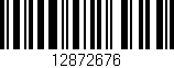 Código de barras (EAN, GTIN, SKU, ISBN): '12872676'
