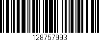 Código de barras (EAN, GTIN, SKU, ISBN): '128757993'