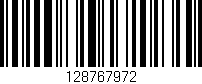 Código de barras (EAN, GTIN, SKU, ISBN): '128767972'
