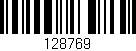 Código de barras (EAN, GTIN, SKU, ISBN): '128769'