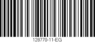 Código de barras (EAN, GTIN, SKU, ISBN): '128770-11-EG'