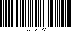 Código de barras (EAN, GTIN, SKU, ISBN): '128770-11-M'