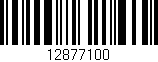 Código de barras (EAN, GTIN, SKU, ISBN): '12877100'