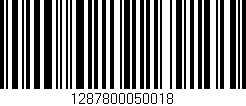 Código de barras (EAN, GTIN, SKU, ISBN): '1287800050018'
