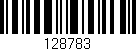Código de barras (EAN, GTIN, SKU, ISBN): '128783'