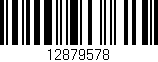 Código de barras (EAN, GTIN, SKU, ISBN): '12879578'