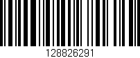 Código de barras (EAN, GTIN, SKU, ISBN): '128826291'