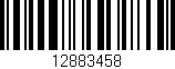 Código de barras (EAN, GTIN, SKU, ISBN): '12883458'