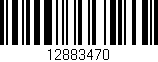 Código de barras (EAN, GTIN, SKU, ISBN): '12883470'