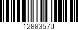 Código de barras (EAN, GTIN, SKU, ISBN): '12883570'