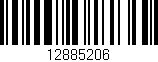 Código de barras (EAN, GTIN, SKU, ISBN): '12885206'