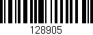 Código de barras (EAN, GTIN, SKU, ISBN): '128905'